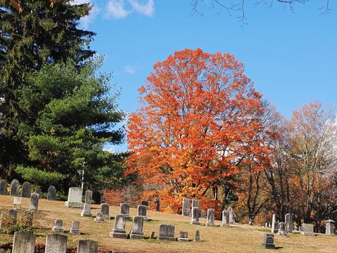 Fall at the West Parish Garden Cemetery in Andover MA. #4