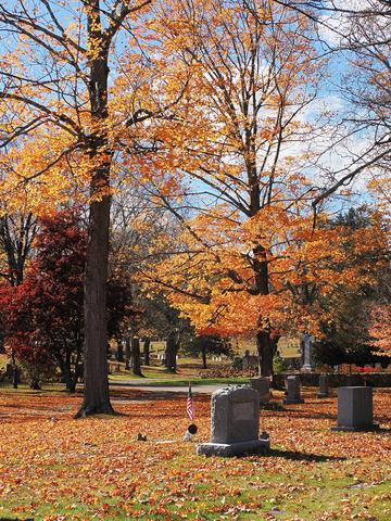 Fall at the West Parish Garden Cemetery in Andover MA. #13