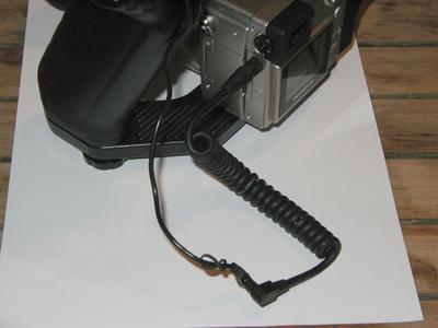 Detail of C-2100UZ flash setup