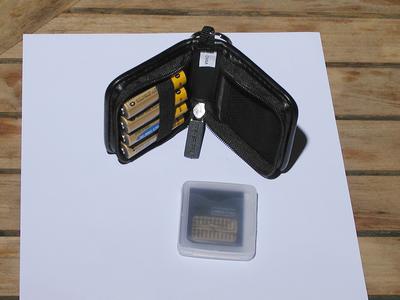 Radio Shack flash card/battery holder
