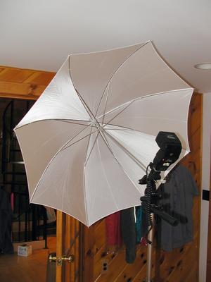 Photoflex flash/umbrella clamp and Photoflex 45