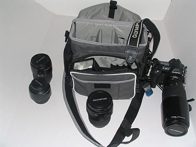 Adorama Slinger with contents outside