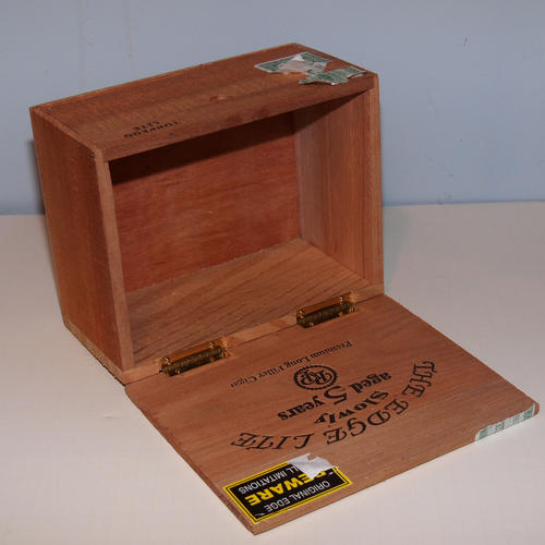 Cigar box before modification