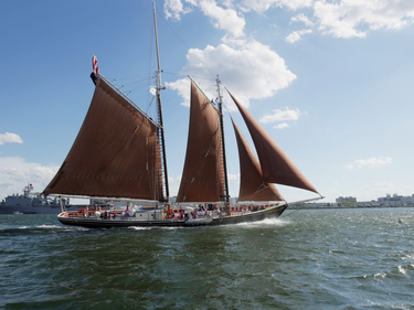 The tall ship Roseway