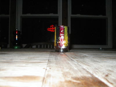 Christmas candle Gwen made #3