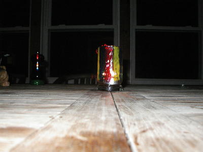 Christmas candle Gwen made #5