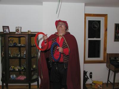 Mike juggling rings in ren. gear #2