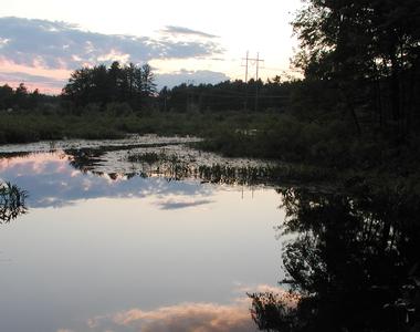 Sunset over Spectacle Pond #5