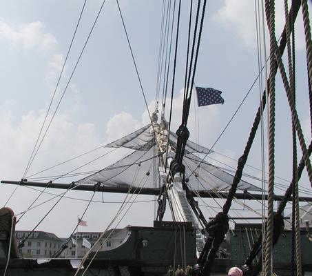 USS Constitution rigging