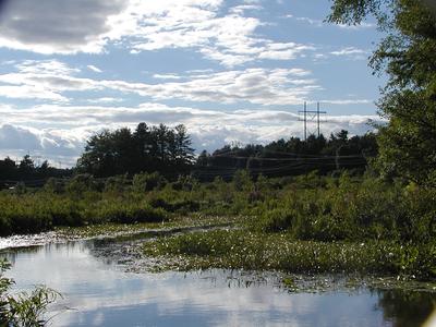 Clouds over Spectacle Pond