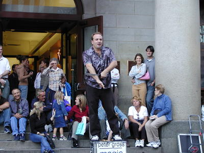 Kids, don't play with knives at home