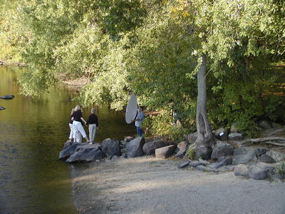 Picture session at the north bridge