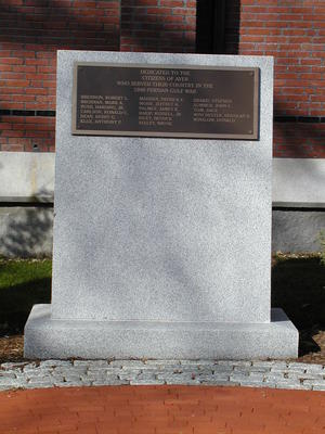 Ayer memorial detail