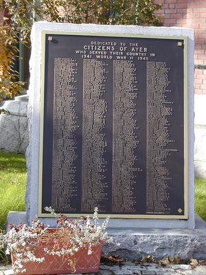 Ayer memorial detail #2