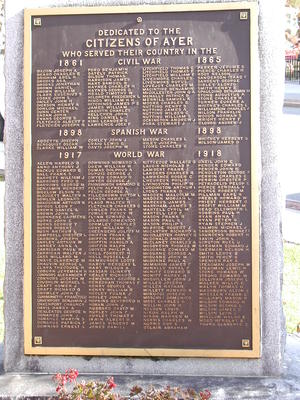 Ayer memorial detail #4