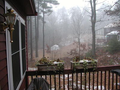 Foggy view from our living room #2