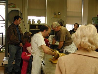 Making candy canes by hand #2