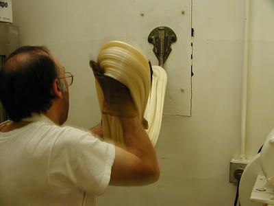 Making candy canes by hand #8