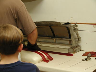 Making candy canes by hand #16