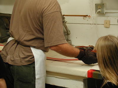 Making candy canes by hand #18