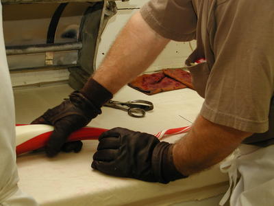 Making candy canes by hand #21