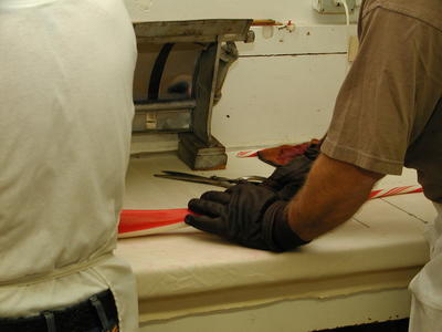 Making candy canes by hand #25