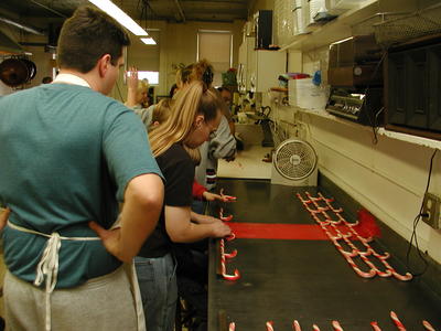 Making candy canes by hand #31