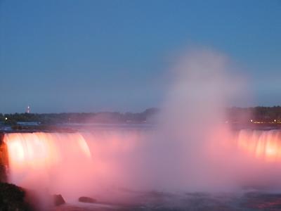 Horseshoe falls lit up #5