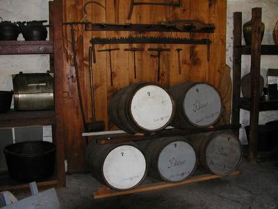 Supplies at the officer's mess