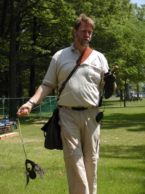 Lure for harris hawk demonstration