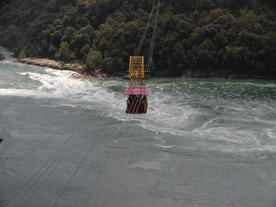 Spanish Aero car over the rapids #2