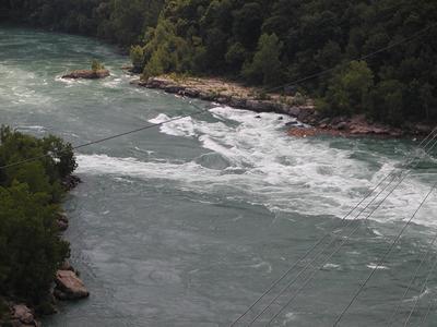 Rapids near the aero car launch facility