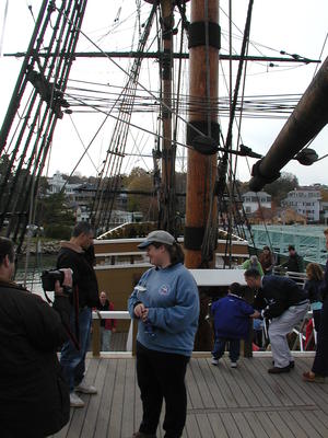 Rigging on the Mayflower-II #3