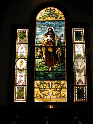 Stained glass window