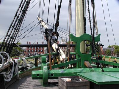 Custom House from the bow of the Friendship