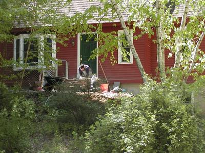 Building the front walkway #4