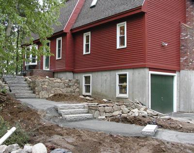 Building the front walkway #12