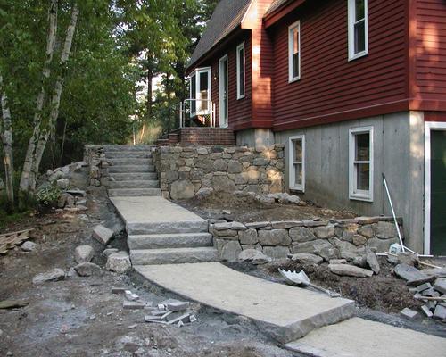 Building the front walkway #16
