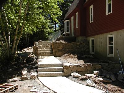 Building the front walkway #17