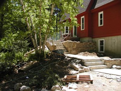 Building the front walkway #18