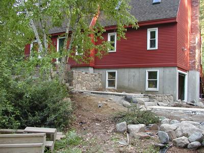 Building the front walkway #19