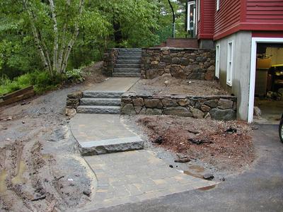 Building the front walkway #28