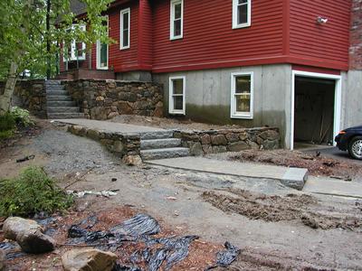 Building the front walkway #29
