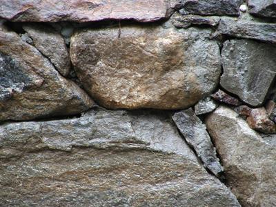 Stone wall detail