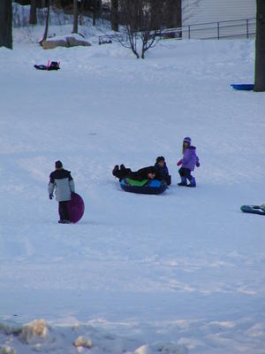 Sledding in Harvard, MA. #5