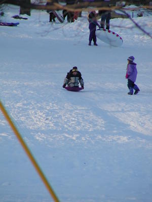 Sledding in Harvard, MA. #6