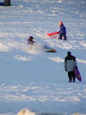 Sledding in Harvard, MA. #8
