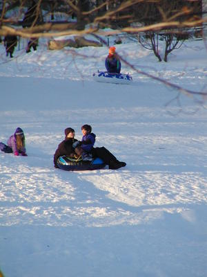 Sledding in Harvard, MA. #10