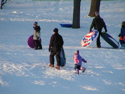 Sledding in Harvard, MA. #15