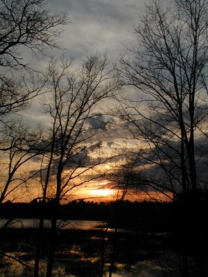 Sunset over Spectacle Pond #5